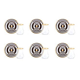 Karaca Enjoy Set of 6 Tea Cups |  153.03.06.8787